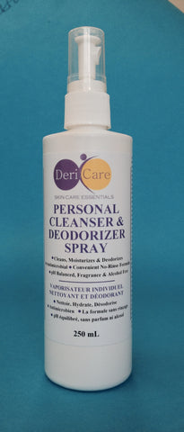 DeriCare - Personal Cleanser & Deodorizer Spray 250 mL