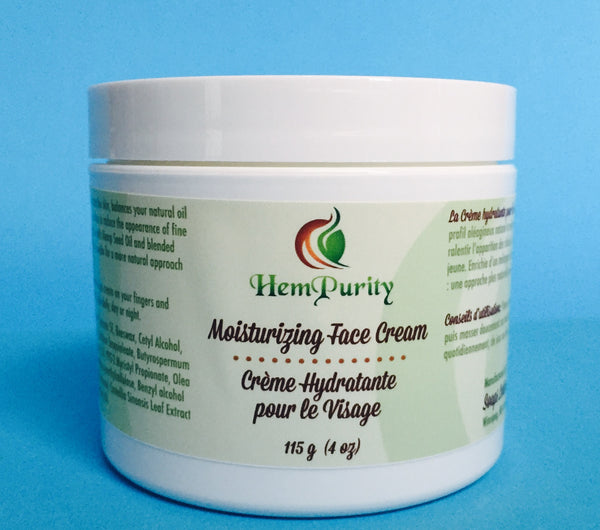 HemPurity Moisturing Face Cream 115mL